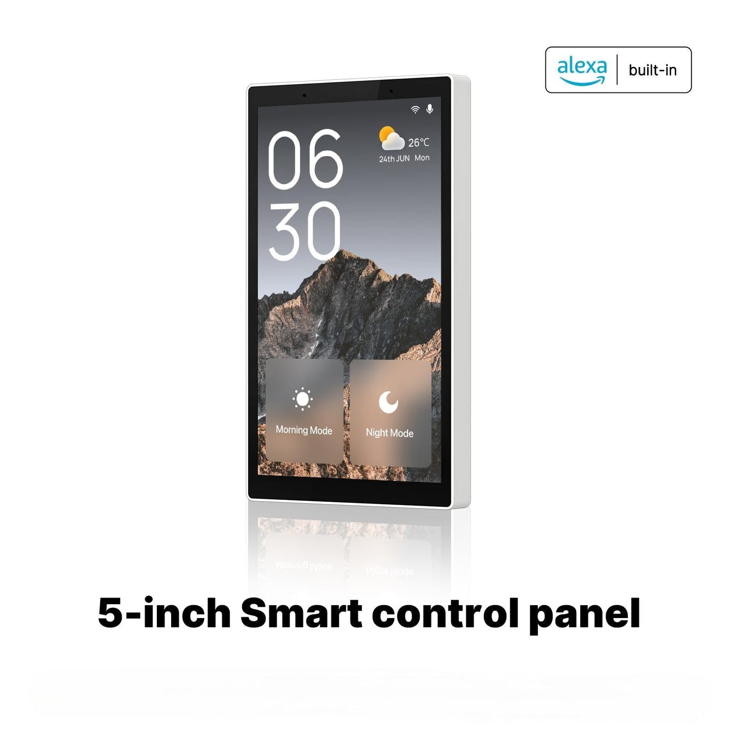 Smart Home 5 - Inch Touchscreen Control In - wall Smart Panel with Alexa Built - in - MOES